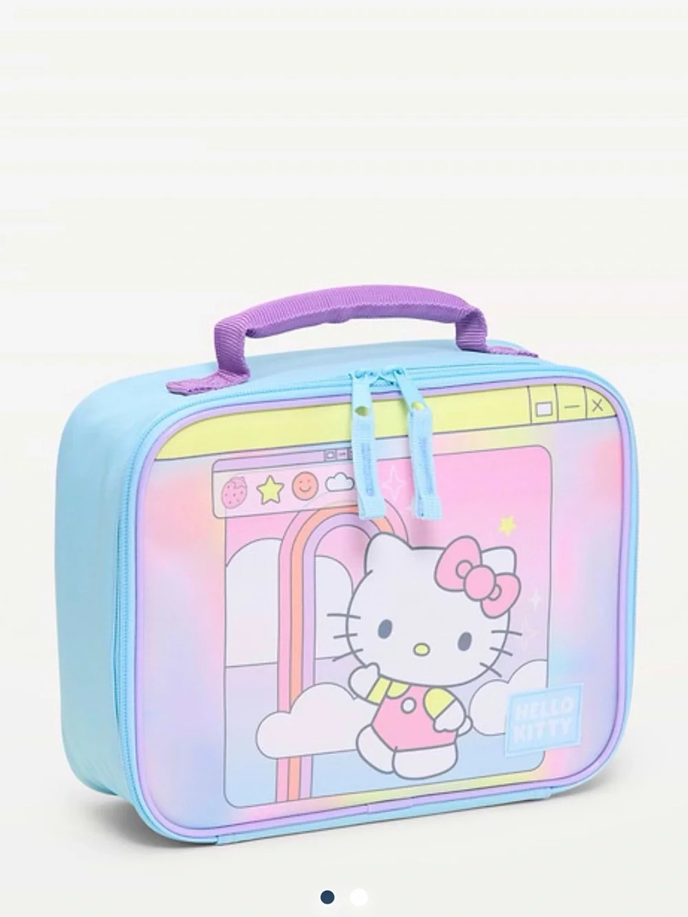 Hello Kitty Pastel Blue, Pink & Purple Kids Backpack
